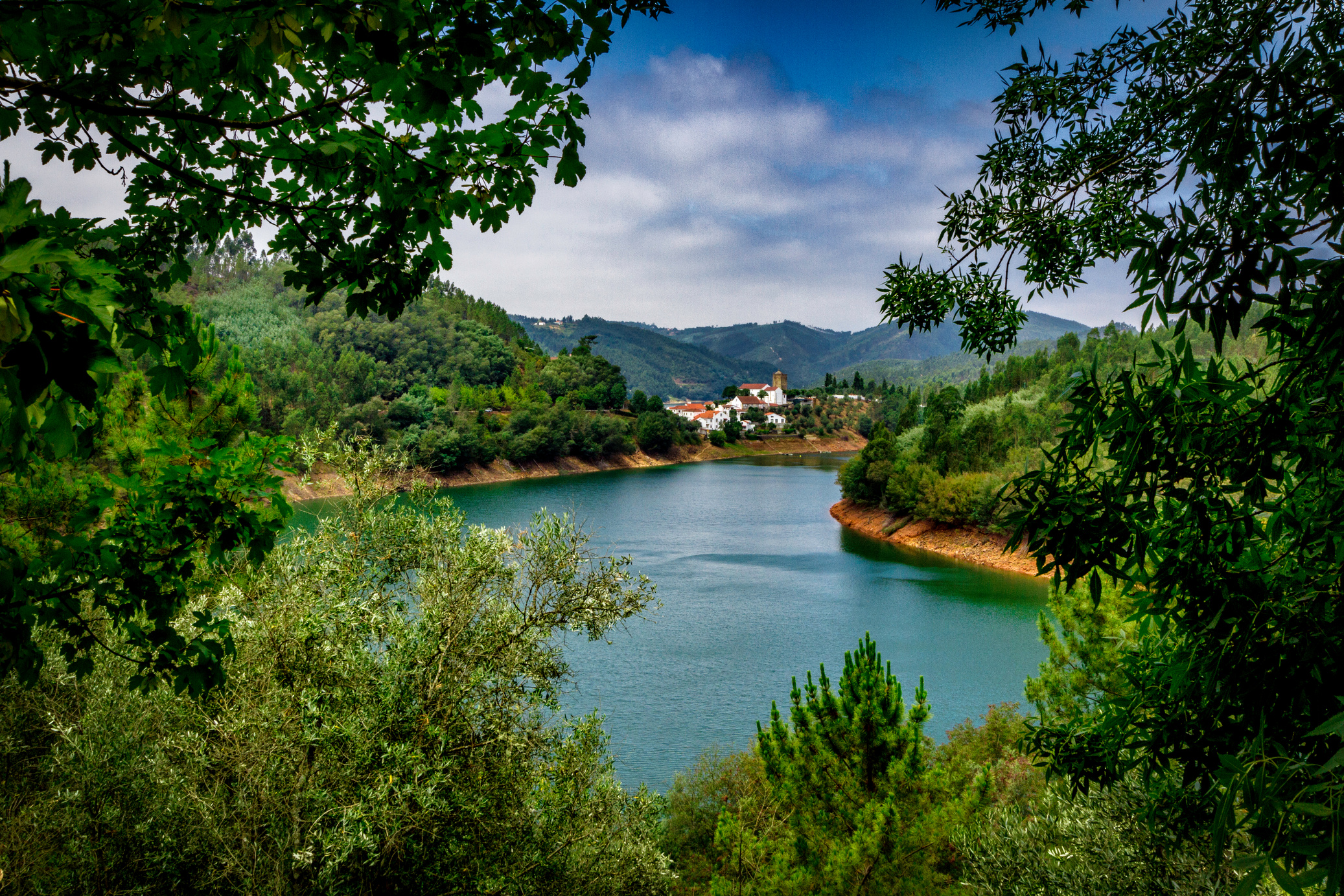 Dornes historical village in Portugal